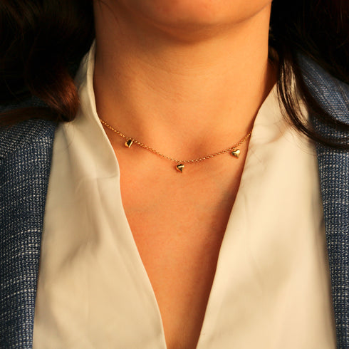 Valentine Heart Charm Necklace